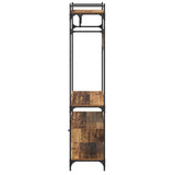 Wardrobe with Shelf Old wood 89 x 39 x 184.5 cm Engineered wood 883547