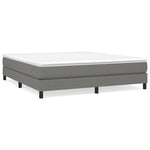 Bed Frame without Mattress Dark Grey 180x200 cm Super King Fabric 3120533
