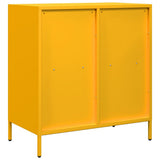 Sideboard Mustard Yellow 68x39x73.5 cm Cold-rolled Steel 851361