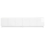 TV Stand 180 x 34.5 x 40 cm High Gloss White Engineered Wood 8011589