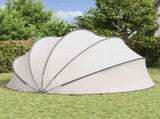 Pool Dome Folding Manual Grey and Orange 546 x 516 x 250 cm 42001128