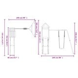 Outdoor Playset Impregnated Wood Pine 3156951