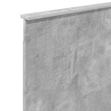 Headboard with Headboard Concrete Grey 80 cm Engineered wood 887817