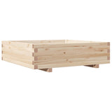 Garden Planter 90x90x26.5 cm Solid Wood Pine 847313