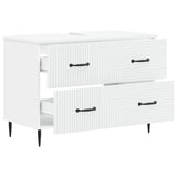 Bathroom Sink Cabinet HAARLEM White 82 x 41x 58.5 cm 896795