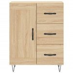 Highboard Sonoma Oak 69.5x34x180 cm Engineered Wood 3198692