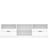 TV Cabinet White 150x33.5x45 cm Engineered Wood 811457