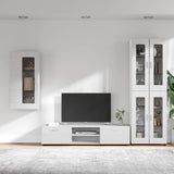 TV Cabinet Set with Drawer FLORIN 3 pcs White Engineered Wood 3397944