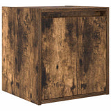 ZNTS Wall-Mounted Bedside Cabinets 2 pcs Smoked Oak 38x34x40 cm 861238