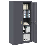 Storage Cabinet Anthracite 90 x 40 x 180 cm Steel 3406168