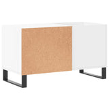 Record Cabinet White 85x38x48 cm Engineered Wood 831708