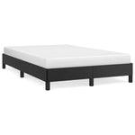 Bed Frame without Mattress Black 120x190 cm Small Double Faux Leather 379496