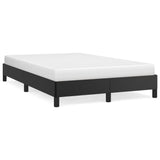 Bed Frame without Mattress Black 120x190 cm Small Double Faux Leather 379496