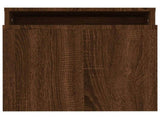 Coffee Table Set Brown Oak 100x48x40 cm Engineered Wood 815548