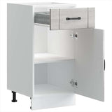 Kitchen Base Cabinet Lucca Grey Sonoma Engineered Wood 853713