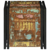 Storage Box Brown and Black 40 x 40 x 40 cm Solid Acacia Wood 4016749