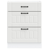 Kitchen Base Cabinet Lucca White Engineered Wood 854269