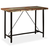 Bar Set 7 Pieces Solid Reclaimed Wood 275146