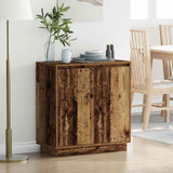 LED Sideboard for Old Wood 71 x 34.5 x 75 cm Engineered Wood 869648