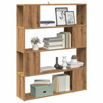 ZNTS Book Cabinet/Room Divider Artisan Oak 100x24x124.5 cm 856745