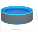 Splasher Pool 350x90 cm Grey 92808