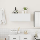 Bathroom Wall Cabinet White 80x25x30 cm Engineered Wood 860076