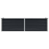 Raised Bed Anthracite Galvanised Steel 160x40x45 cm 45731