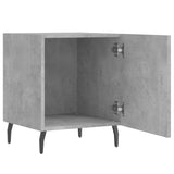 Bedside Cabinets 2 pcs Concrete Grey 40x40x50 cm Engineered Wood 827605