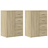 Sideboards 2 pcs Sonoma Oak 59x39x80 cm Engineered Wood 3276632