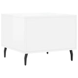 Coffee Tables 2pcs High Gloss White 50x50x40 cm Engineered Wood 829433