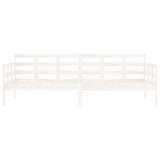 Day Bed without Mattress White Solid Wood Pine 80x200 cm 820363