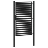 Garden Gate Lockable Black 100x150 cm Aluminium 42004148