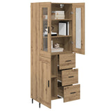 Highboard 2 pcs Artisan Oak 69.5 x 34 x 180 cm Engineered Wood 3415922