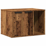 Cat Litter Box Enclosure Old Wood 60x40x40 cm Engineered Wood 857731