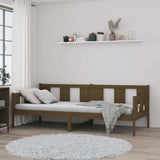 Day Bed without Mattress Honey Brown Solid Wood Pine 90x190 cm Single 820280