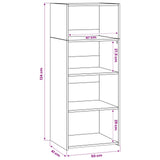 Highboard Old Wood 50 x 41 x 124 cm Engineered Wood 8010941
