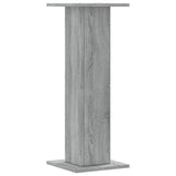Speaker Stands 2 pcs Grey Sonoma 30x30x80 cm Engineered Wood 852668