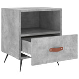 Bedside Cabinets 2 pcs Concrete Grey 40x35x47.5 cm Engineered Wood 827381