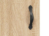 Highboard Sonoma Oak 69,5x34x180 cm Engineered Wood 3199780