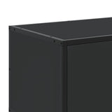 TV Cabinet Black 120x35x41 cm Engineered Wood and Metal 848839