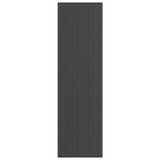 ZNTS Doormat Stripe Black and Grey 115x400 cm 4105599