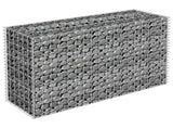 Gabion Raised Bed Galvanised Steel 90x30x60 cm 145630