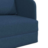 Sofa Bed Blue 65 x 80 x 83 cm Fabric 4106644