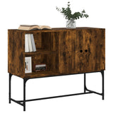 Sideboard Smoked Oak 100x40x79.5 cm Engineered Wood 831820
