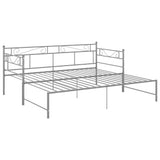 Sofa Bed Frame Grey Powder-coated metal Single and Double 324772