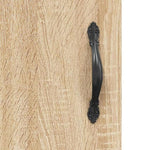 Highboard Sonoma Oak 69.5x34x180 cm Engineered Wood 3198180