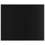 805279 Bookshelf Boards 8 pcs High Gloss Black 60x50x1,5 cm Engineered Wood