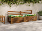 2-Piece Bench Cushions SOEST 2 pcs 100% Polyester Multicolour 949813