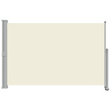 Patio Retractable Side Awning 160 x 300 cm Cream 45194