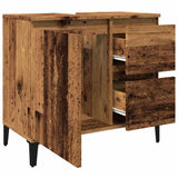 Sink Cabinet Old Wood 65x33x60 cm Engineered Wood 857123